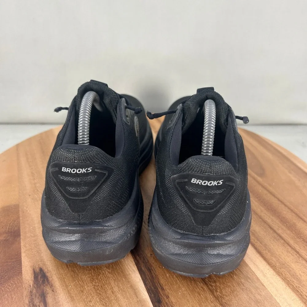 Brooks Ghost 17 Mens Running Shoes Black Black Ebony 1104421D020 Size 9 D